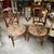 Antique Pair of Wooden Carved Accent Chairs With Central Medallion Detail For Sale - Image 9 of 12