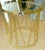 Vintage Brass End or Side Drum Table Polished For Sale - Image 4 of 6