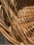 Wood Vintage Wicker Boho, Coastal Accent Egg Chair For Sale - Image 7 of 9