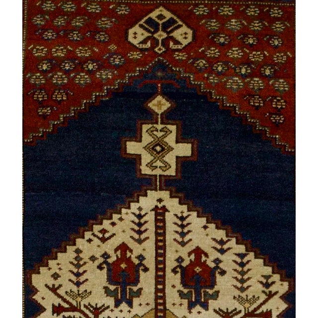 Abstract Antique Nw Persian Rug 4’1" X 7’8” For Sale - Image 3 of 5