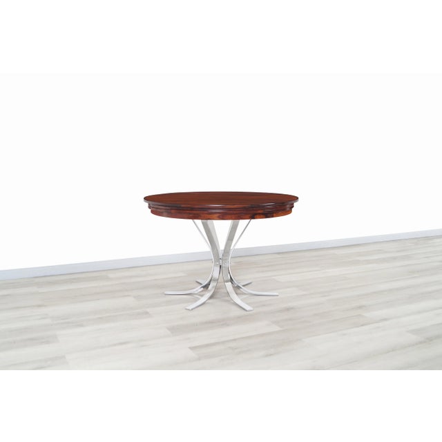 Danish Modern Rosewood Expanding Dining Table by Dyrlund For Sale - Image 9 of 13