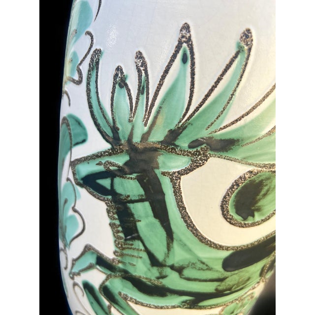 Mid-Century Modern Large Model 284-53 Floor Vase in Ceramic with Deer Moti from Scheurichf, Germany, 1960s-1970s For Sale - Image 3 of 9