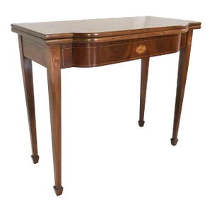 Late 18th Century Boston Breakfront Mahogany Card Table