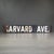 Antique Harvard Ave. Porcelain Sign c.1900-1910 For Sale - Image 4 of 5