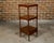 Brown English 19th Century Three-Tiered Étagère with Low Drawer and Turned Supports For Sale - Image 8 of 12