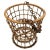 French Riviera Style Bamboo Rattan Basket, Italy, 1960s For Sale - Image 10 of 10
