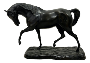 Italian Bronze Horse Sculpture, 1950s