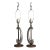 Mid 20th Century Gerald Thurston Influence Sculptural Lamps - a Pair For Sale