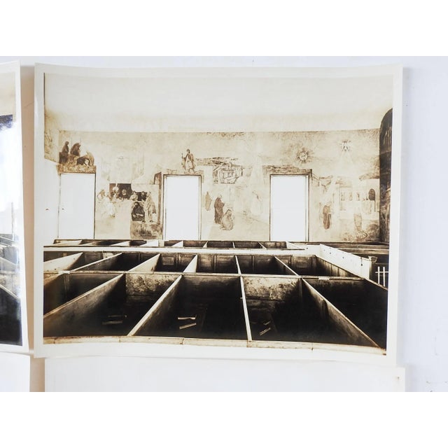 Gothic 1950s Photographs of Maine South Salon Meeting House Frescos - Set of 4 For Sale - Image 3 of 9