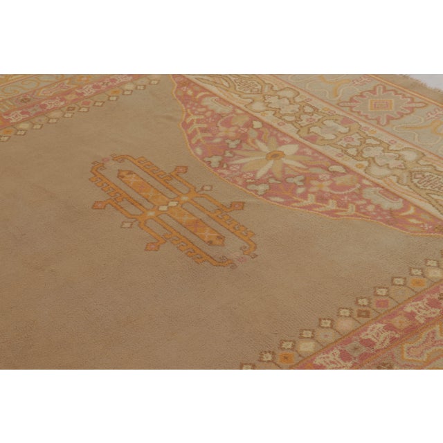 1910s Antique Amritsar Rug With Egyptian Architectural Borders - Rug & Kilim For Sale - Image 5 of 8