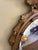 American Federal Giltwood Eagle Bullseye Convex Mirror For Sale - Image 10 of 12
