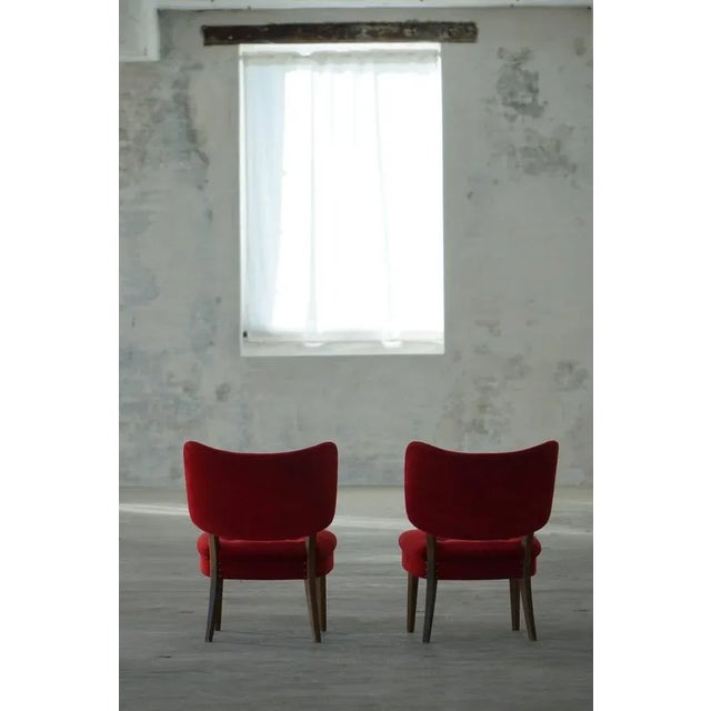 Mid-Century Swedish Vilstol 205 Armchairs by Gunnar Thalberg, 1950s, Set of 2 For Sale - Image 17 of 18