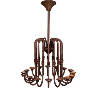 Antique Candle Chandelier, 1890s For Sale