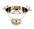 Silver Vintage Polished Stainless Steel Deer Head Pedestal Bowl / Wine Cooler – Equestrian / Lodge / English Country For Sale - Image 8 of 11