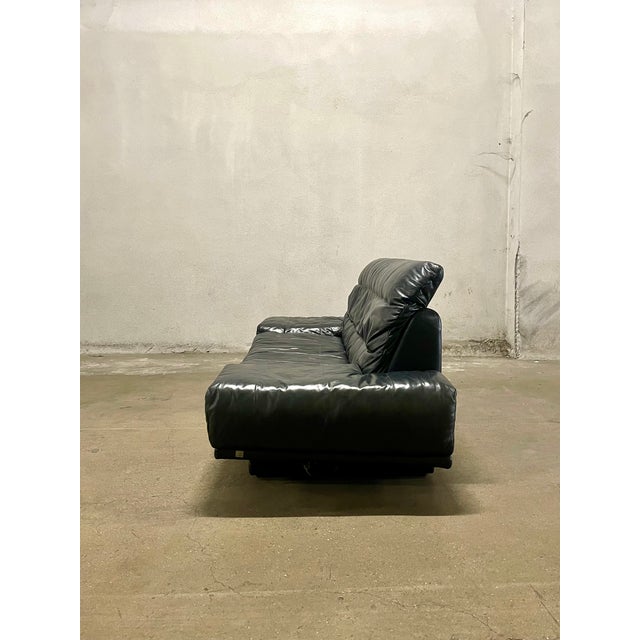 1980s Leather Sofa RB 3400 by Rolf Benz, Germany, 1980s For Sale - Image 5 of 8