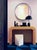 1980s Electric Blue Metal Framed Wall Mirror For Sale - Image 9 of 10