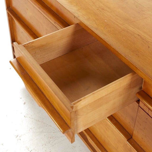 Crawford Furniture Mid Century Maple Lowboy Dresser Chairish