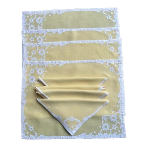 Vintage Madeira Linen Placemat Set