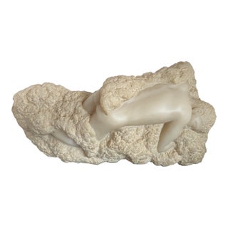 Vintage Peggy Mach Mid-Century Modern Reclining Female Nude Sculpture, Circa 1970 For Sale