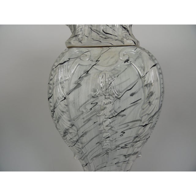 Mid 20th Century Mid-20th Century Swedish Ceramic Pedestals - a Pair For Sale - Image 5 of 9