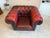 Chesterfield Club Armchair in Leather For Sale - Image 5 of 18