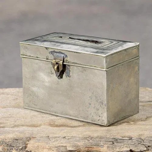 Silver-Plated Metal Piggy Bank For Sale - Image 3 of 9