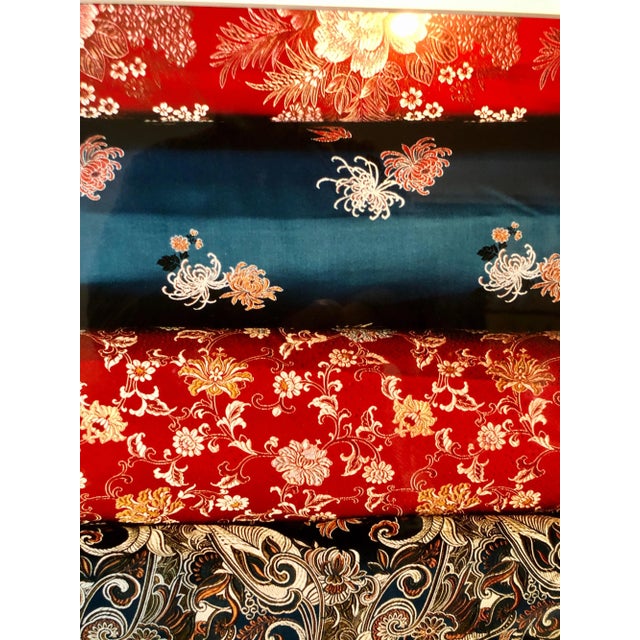 Mark Abrahamson, Vintage Photograph Cibachrome Barkhor Bazaar Colorful Silk Vibrant Photo Print, 1986 For Sale - Image 4 of 9