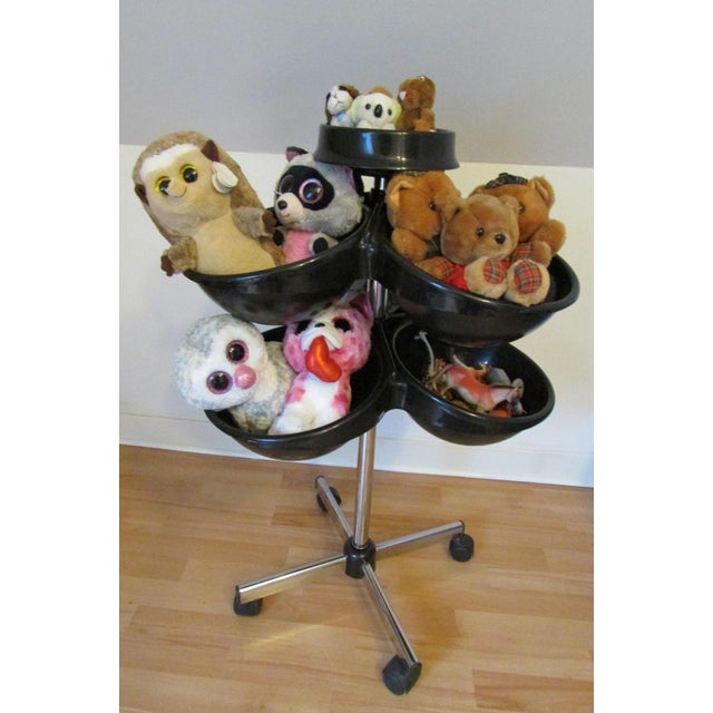 Vintage Service Trolley on Wheels, 1970s For Sale - Image 6 of 8