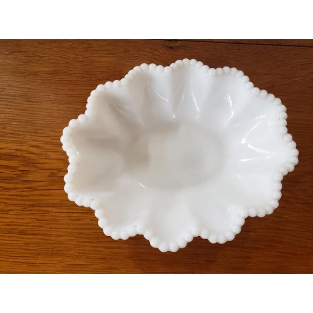 American Vintage Westmoreland Milk Glass Bowl For Sale - Image 3 of 4