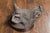 English English 1880s Terracotta Hog Head Mounted on New Custom Circular Iron Frame For Sale - Image 3 of 12