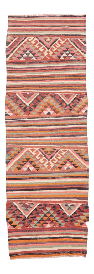 Vintage Colorful Kilim Runner