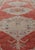 Mid 20th Century Vintage Turkish Oushak Gallery Runner With Floral's in Orange and Green 4'7 X 10'3 For Sale - Image 5 of 12
