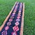 Boho Chic Vintage Black Colorful Flatweave Kilim Rug Runner For Sale - Image 3 of 7