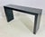 Modern Cerused Black Oak Console Table in the Style of B&b Italia For Sale In Los Angeles - Image 6 of 16