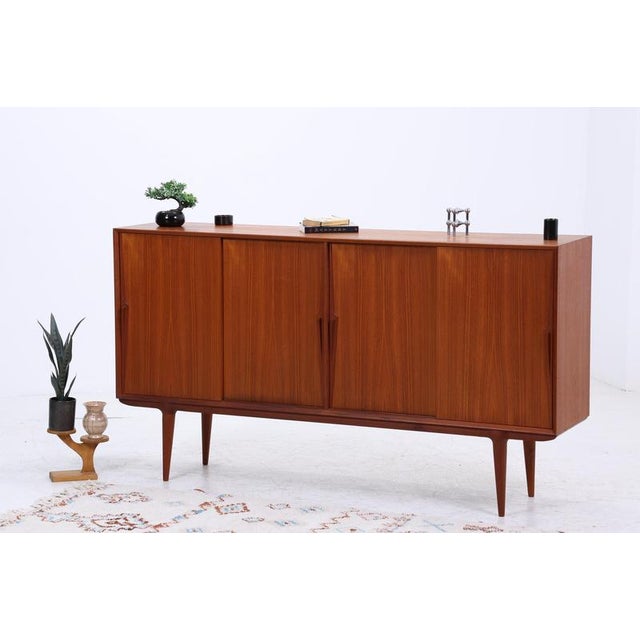 Vintage Teak Highboard by Omann Jun, 1960s For Sale - Image 18 of 18