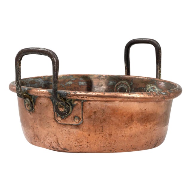 19th Century Belgian Copper Pot For Sale