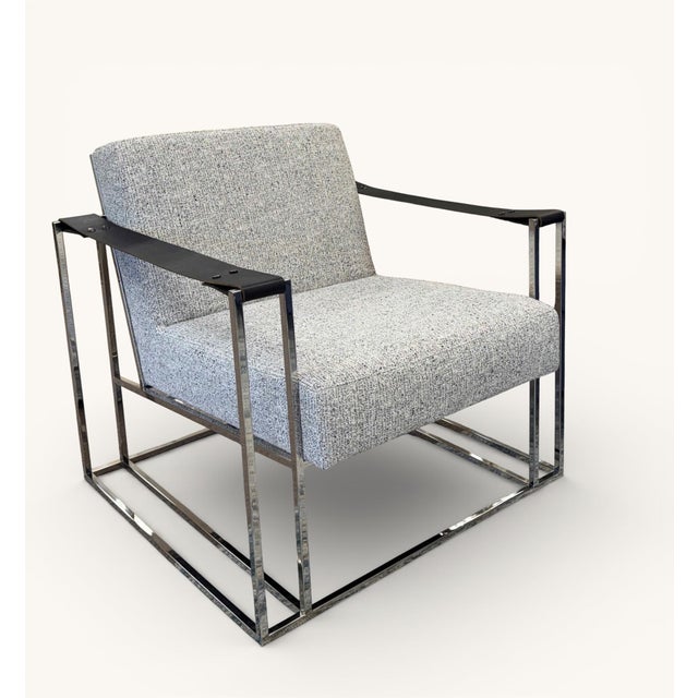 2010s Industrial Modern Bernhardt Dekker Lounge Chairs, a Pair For Sale - Image 5 of 13