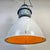 Large Industrial White Enamel Factory Lamp from Elektrosvit, 1990s For Sale - Image 10 of 17