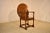 Victorian Late 19th Century Monk's Convertible Seat and Side Table For Sale - Image 3 of 8