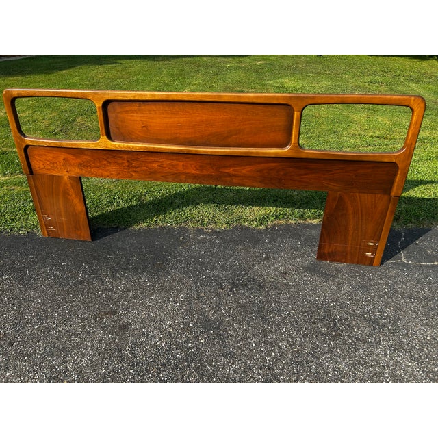 Mid-Century Modern Mid 20th Century Lane Perception King Size Headboard For Sale - Image 3 of 6