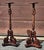 Pair of Mid 20th Century George III Style Hand-Carved Mahogany Pedestals For Sale - Image 9 of 11