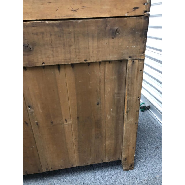 Vintage Dry Sink/Hutch Cabinet With Copper Lining For Sale - Image 12 of 13