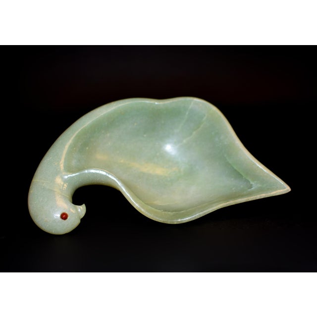 Aventurine Quartz Dove Bowl Hand Crafted Gemstone Bowl For Sale - Image 15 of 16