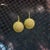 Vintage 22k Gold Hand-Granulated Sunflower Earrings, Pair For Sale - Image 9 of 10