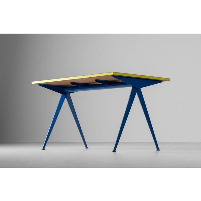 Model 512 Marcoule Compass Table attributed to Jean Prouvé, France, 1953 For Sale - Image 9 of 18
