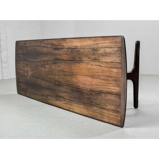 Wood Large Dutch Rosewood Coffee Table from Fristho, 1960s For Sale - Image 7 of 10