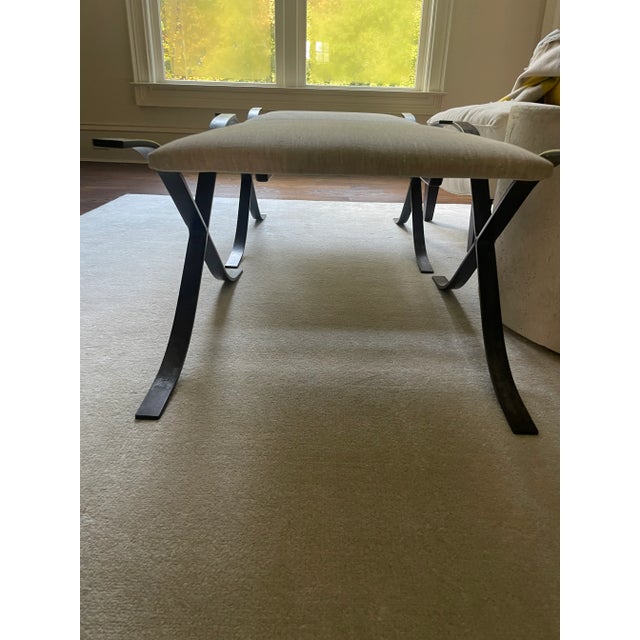 X- Base Ottomans For Sale - Image 4 of 5