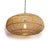 Handwoven pendant light made from finely split rattan with a low-profile silhouette that feels both airy and...