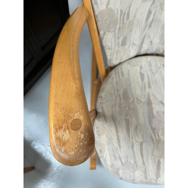 Ercol Blonde Model 315 Rocking Chair by Lucian Ercolani for Ercol, 1960s For Sale - Image 4 of 8