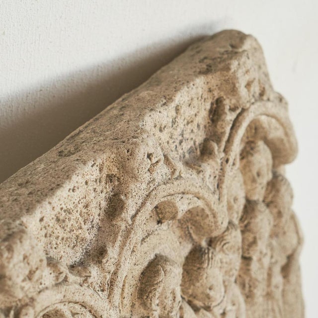 Bas-Relief of Jesus and the 12 Disciples in Stone, 1940s For Sale - Image 11 of 15